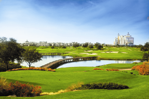 A Golf Courses View