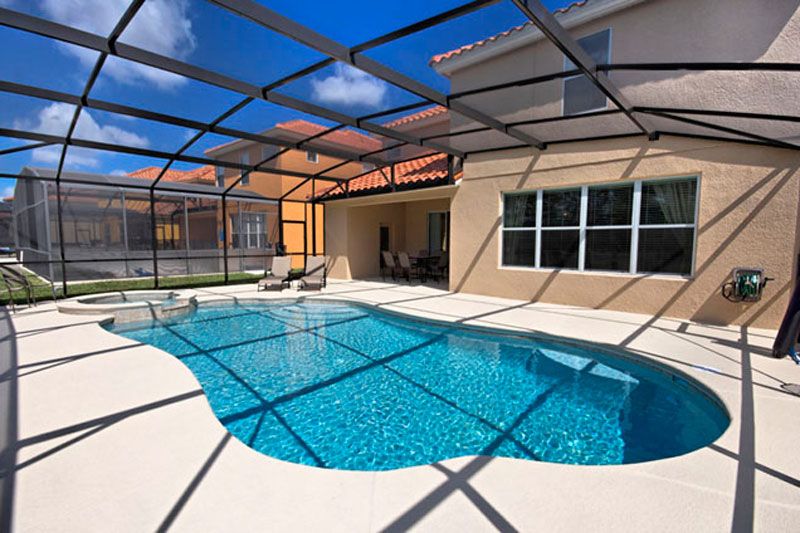 A pool Picture of a home you could buy in Orlando Florida